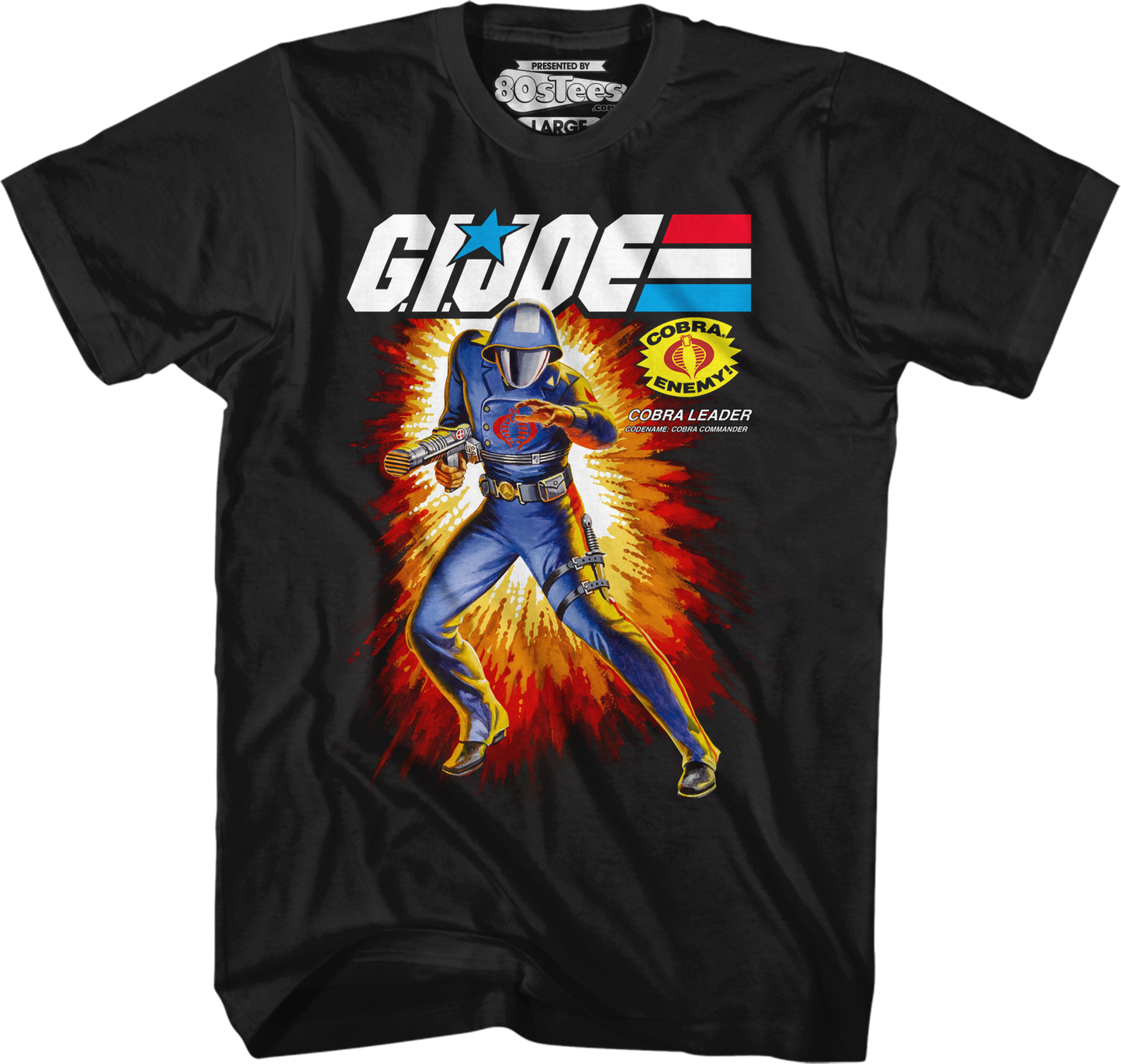 Box Art Cobra Commander GI Joe T-Shirt