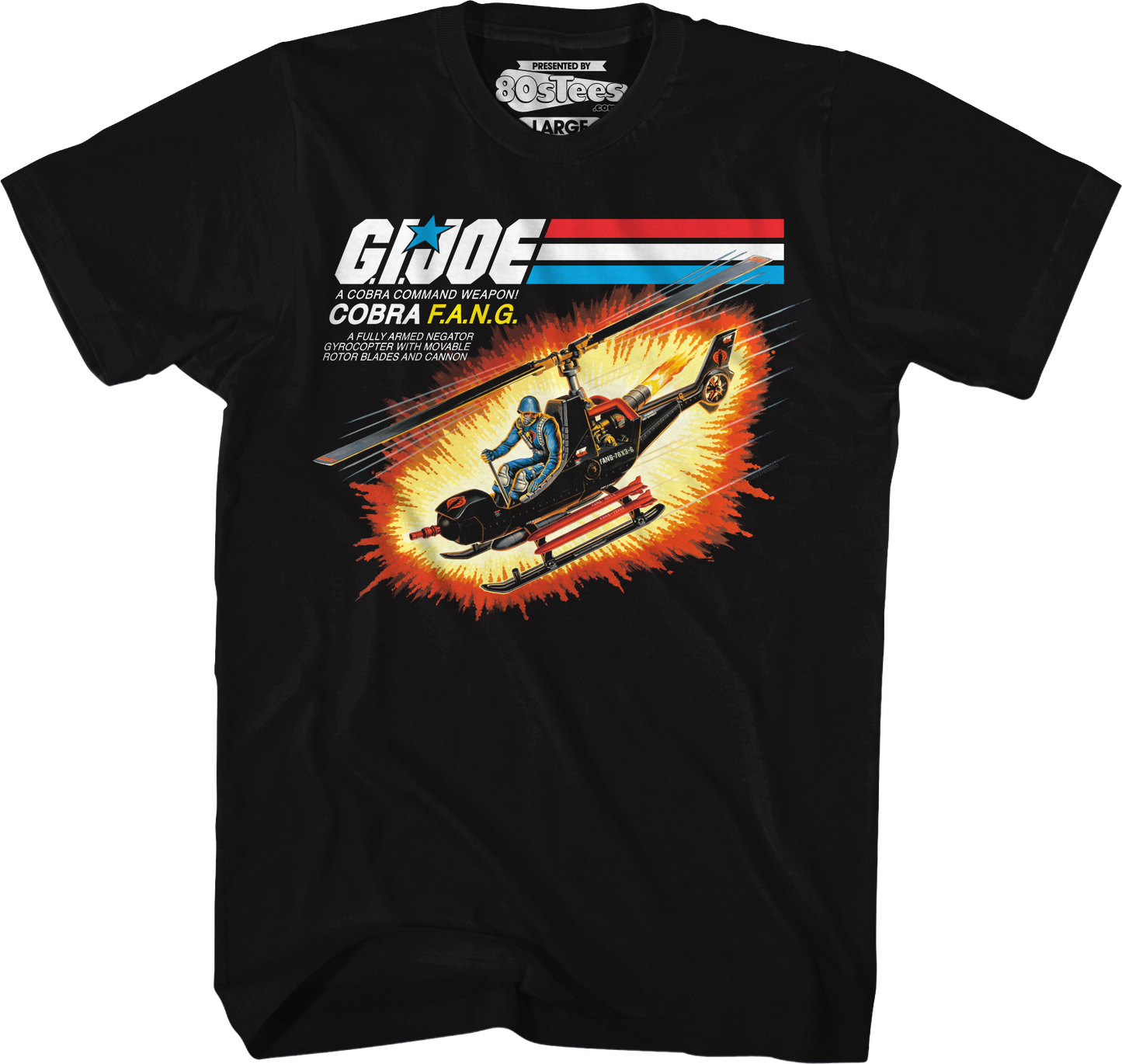 Box Art Cobra F. A. N. G. GI Joe T-Shirt