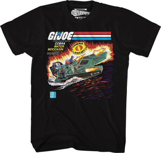 Box Art Cobra Water Moccasin GI Joe T-Shirt