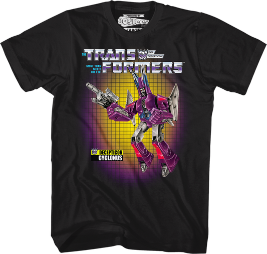 Box Art Cyclonus Transformers T-Shirt