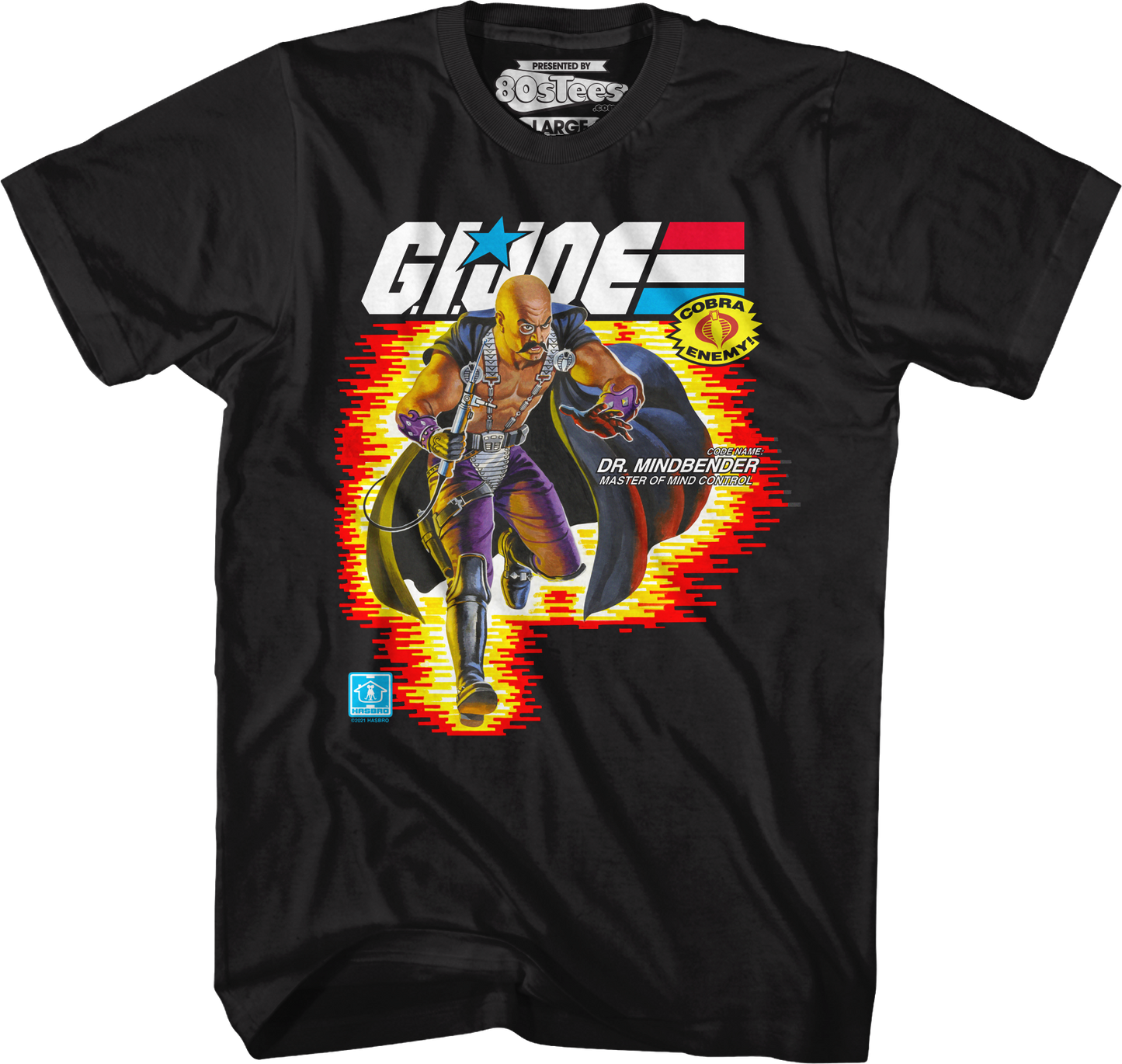 Box Art Dr. Mindbender GI Joe T-Shirt