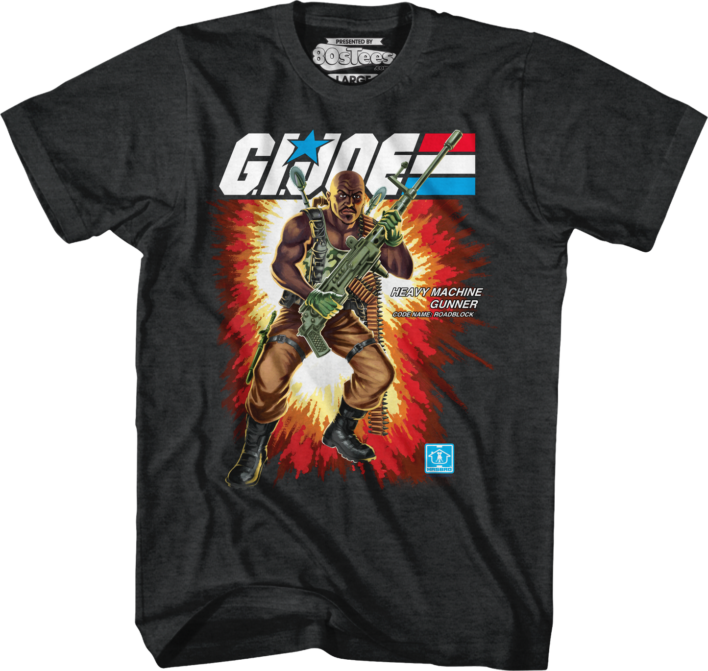 Box Art Roadblock GI Joe T-Shirt