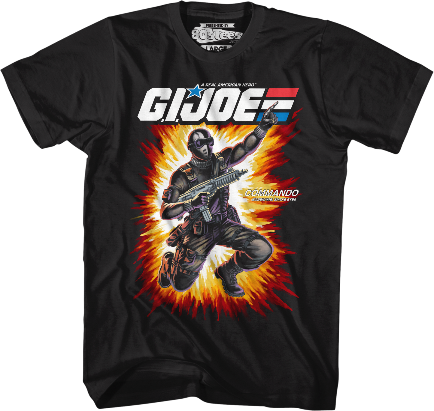 Box Art Snake Eyes GI Joe T-Shirt