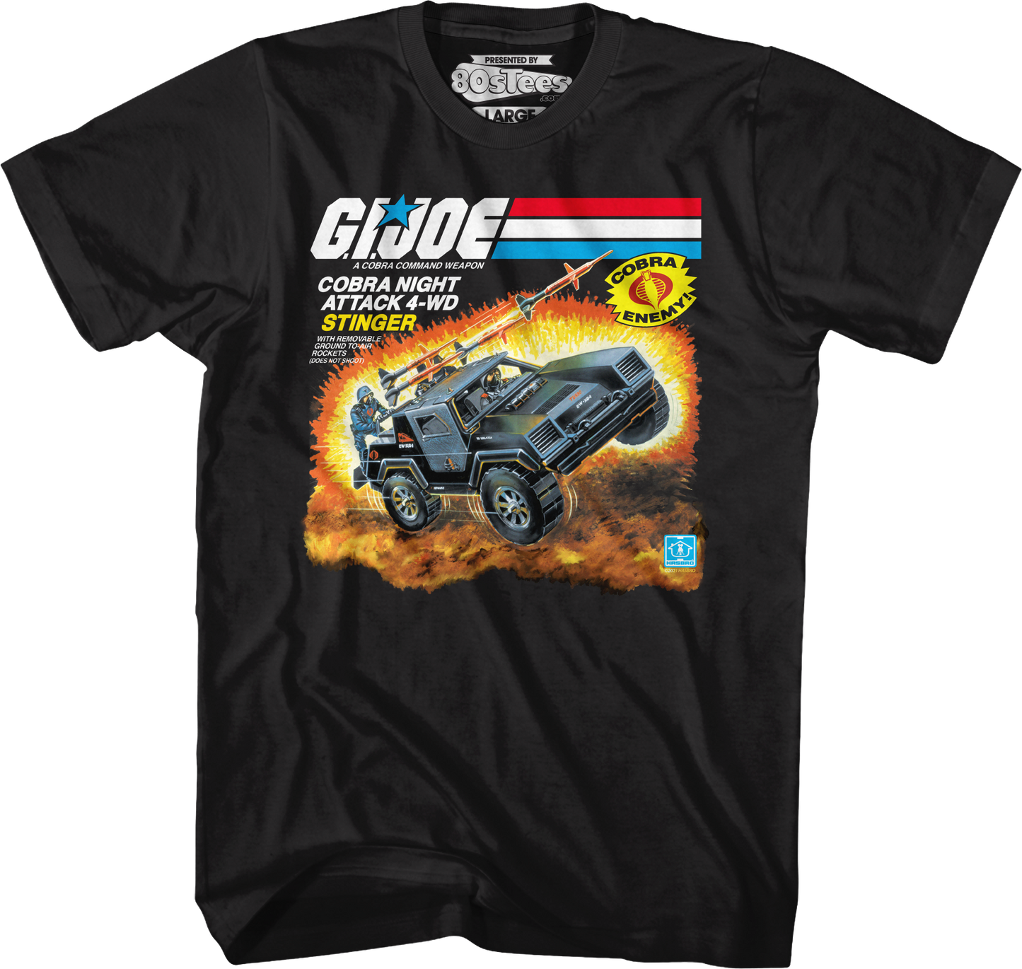 Box Art Stinger GI Joe T-Shirt