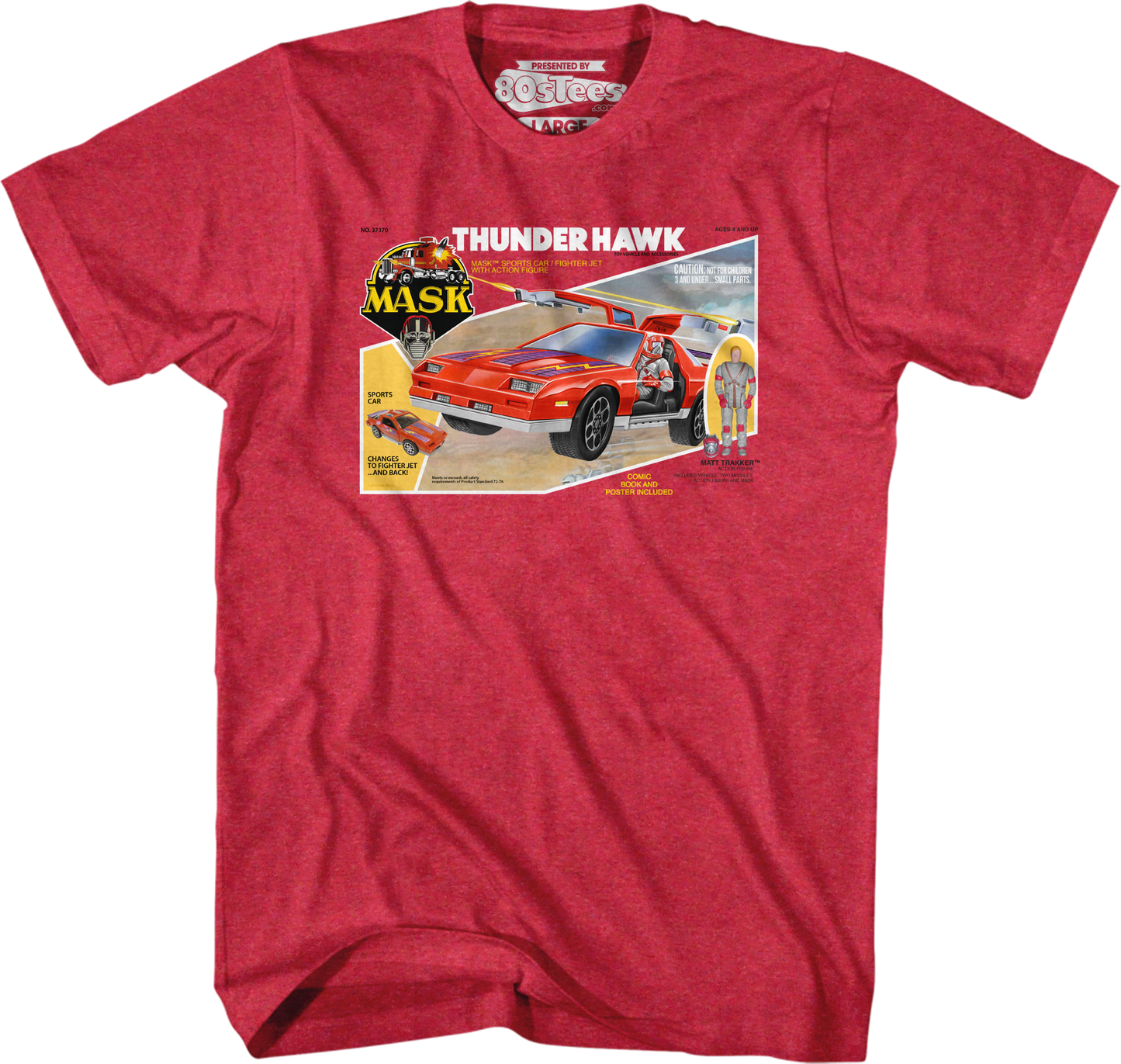 Retro Box Art Thunderhawk MASK T-Shirt