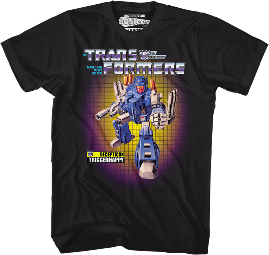 Box Art Triggerhappy Transformers T-Shirt