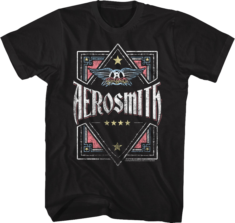 Box Logo Aerosmith T-Shirt