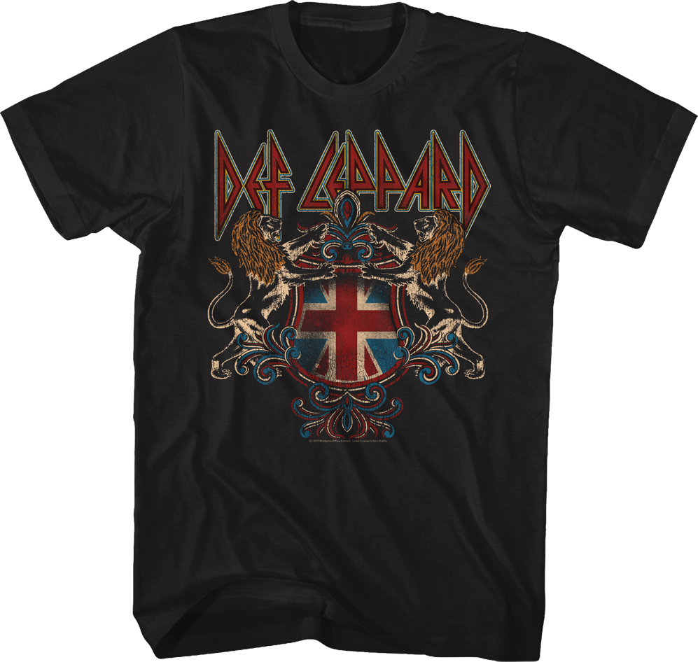 British Crest Def Leppard T-Shirt