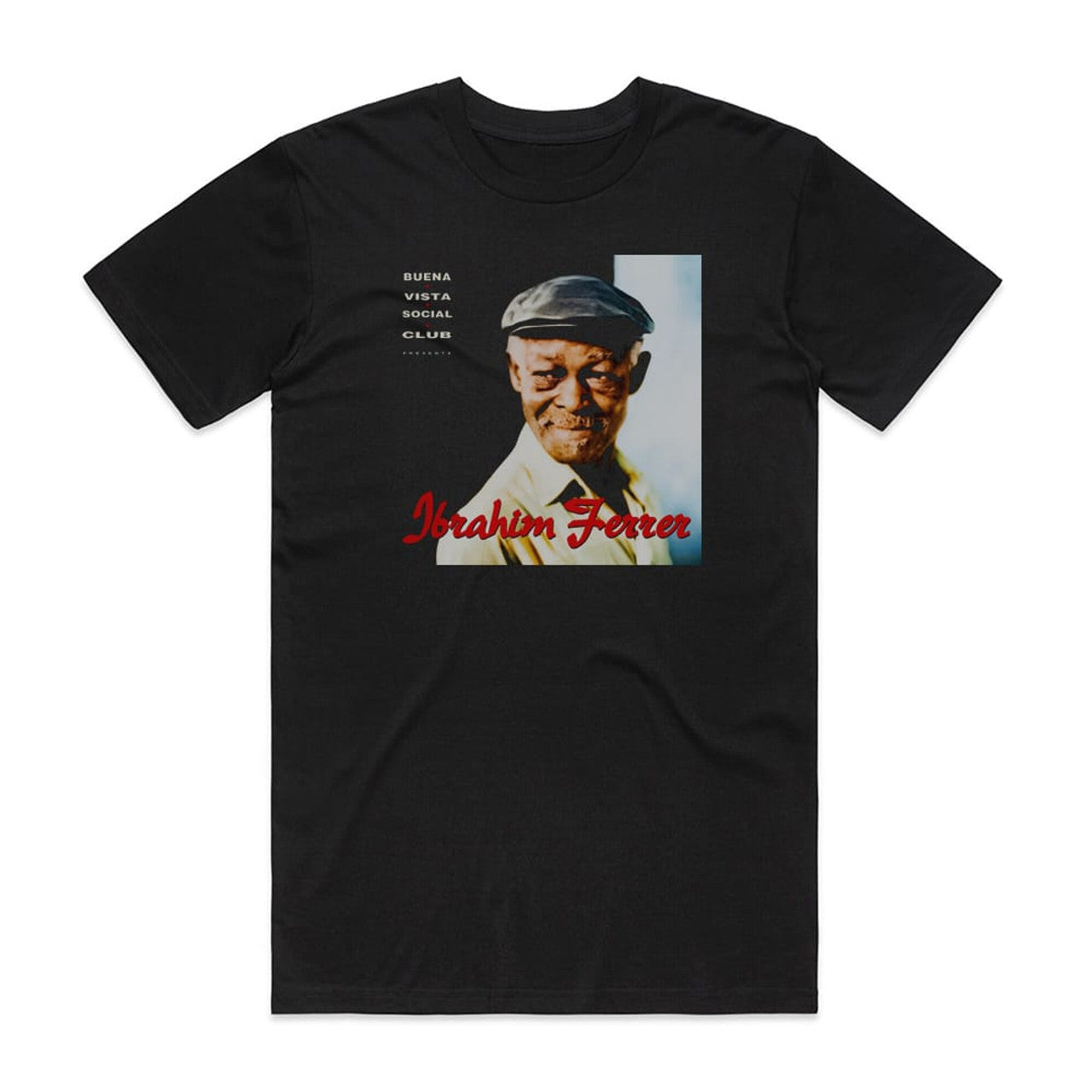 Ibrahim Ferrer Buena Vista Social Club Presents Ibrahim Ferrer T-Shirt Black