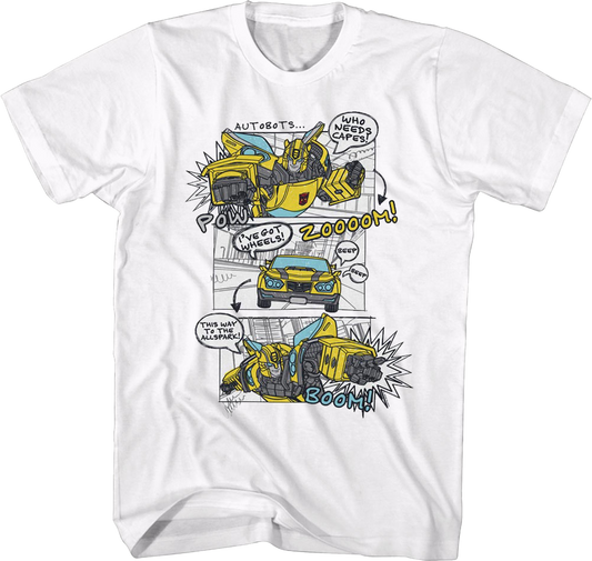 Bumblebee Comic Panels Transformers T-Shirt