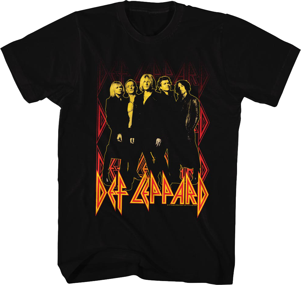 Burning Logo Def Leppard T-Shirt