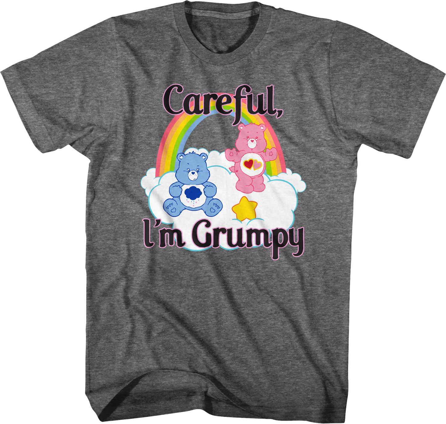 Careful I'm Grumpy Care Bears T-Shirt