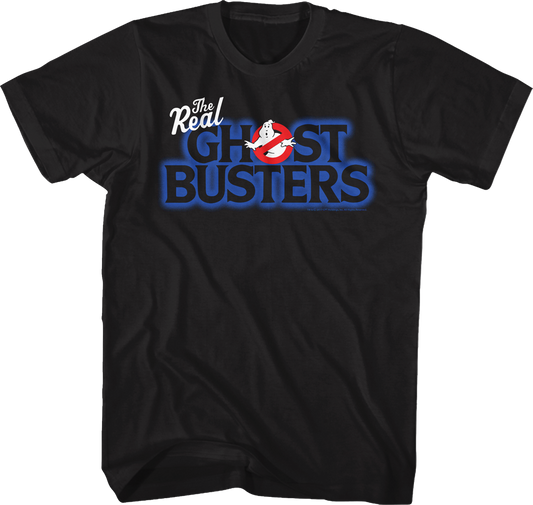 Cartoon Logo Real Ghostbusters T-Shirt