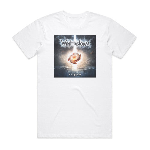 Winterstorm Cathyron Album Cover T-Shirt White