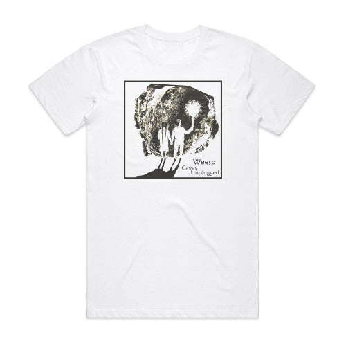 Weesp Caves Unplugged Album Cover T-Shirt White