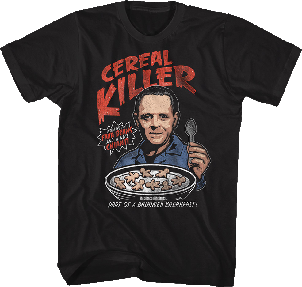 Cereal Killer Silence Of The Lambs T-Shirt