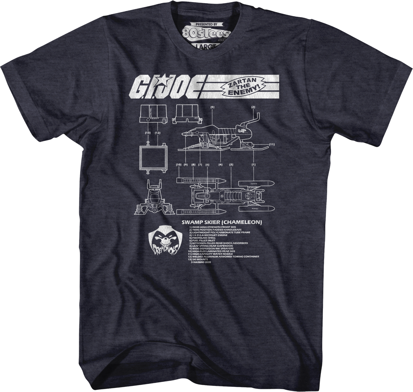 Chameleon Instruction Manual GI Joe T-Shirt