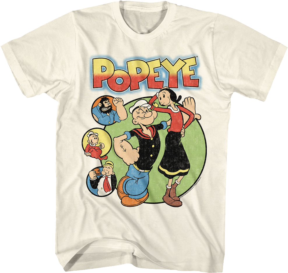 Character Circles Popeye T-Shirt