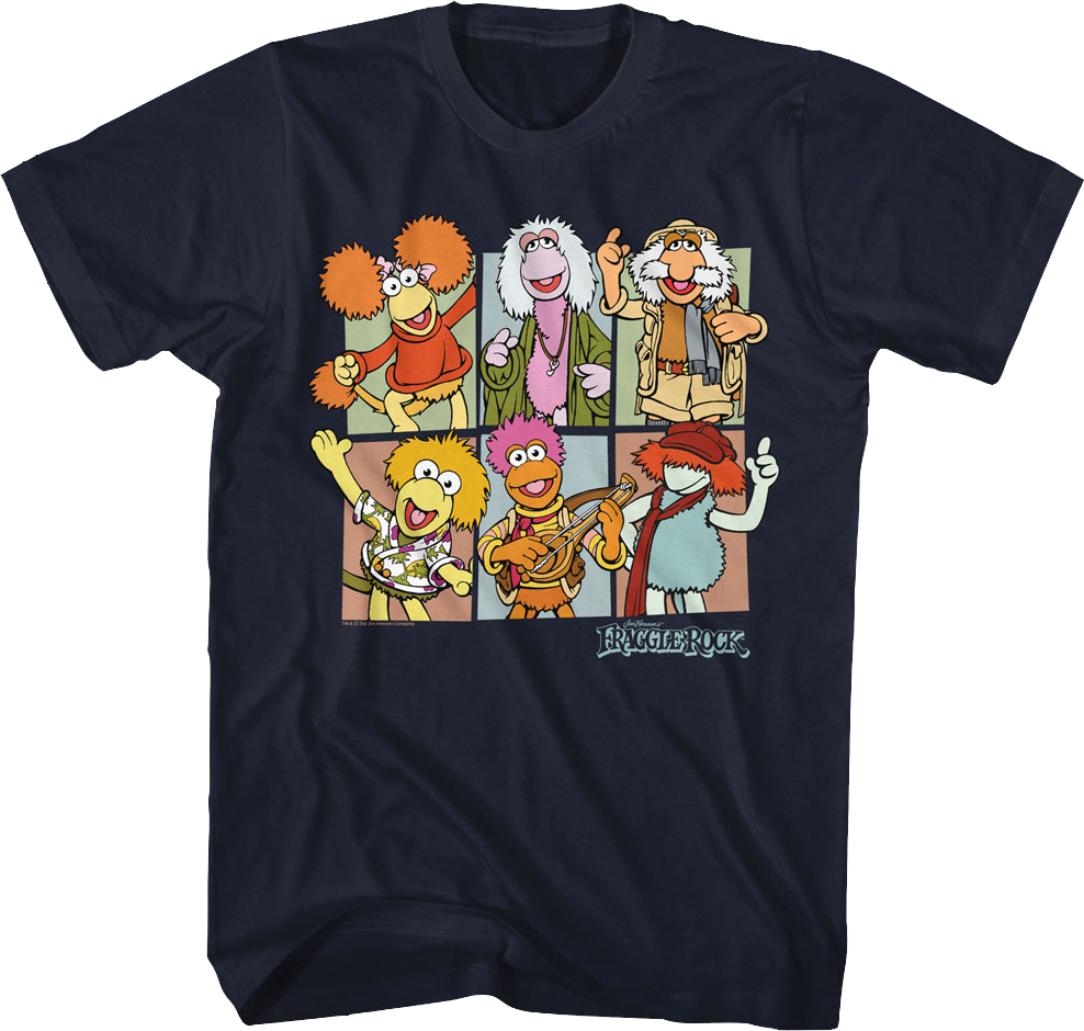 Character Panels Fraggle Rock T-Shirt