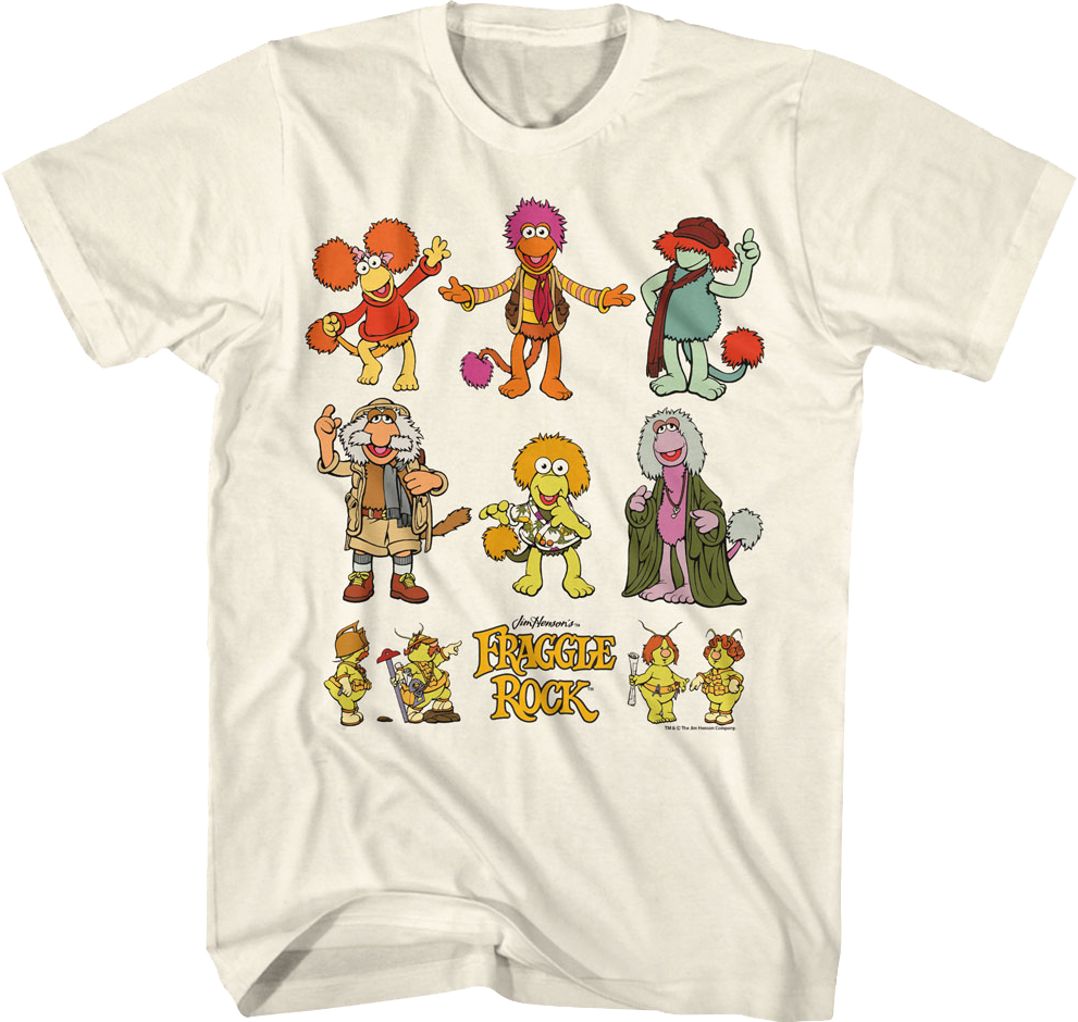 Character Poses Fraggle Rock T-Shirt