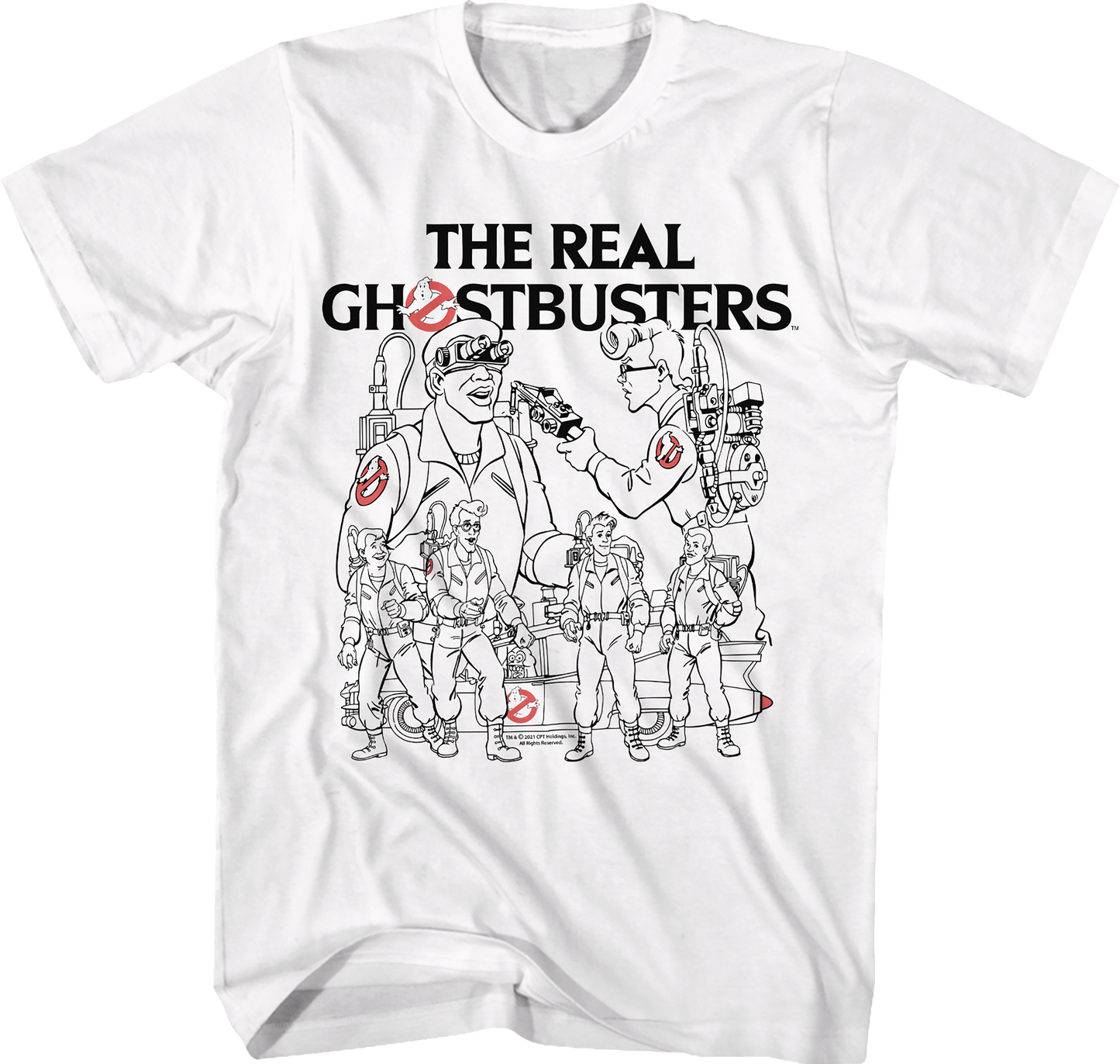 Character Sketches Real Ghostbusters T-Shirt