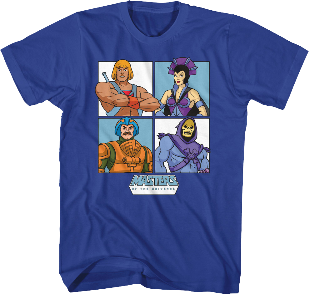 Character Squares Masters of the Universe T-Shirt