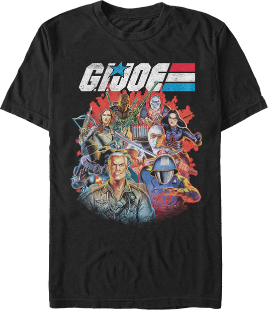 Characters Collage GI Joe T-Shirt