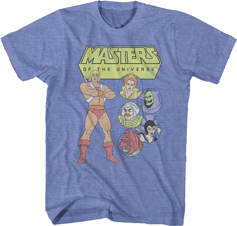 Characters Collage Masters of the Universe T-Shirt