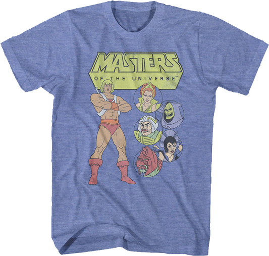 Characters Collage Masters of the Universe T-Shirt