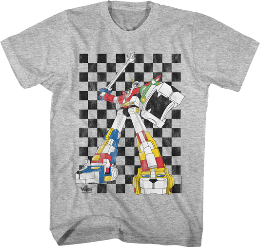 Checkerboard Defender Voltron T-Shirt