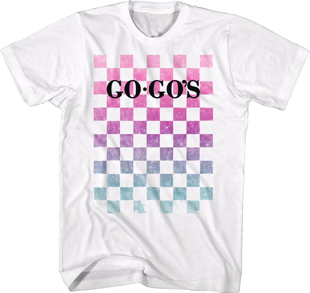 Checkerboard Go-Go's T-Shirt