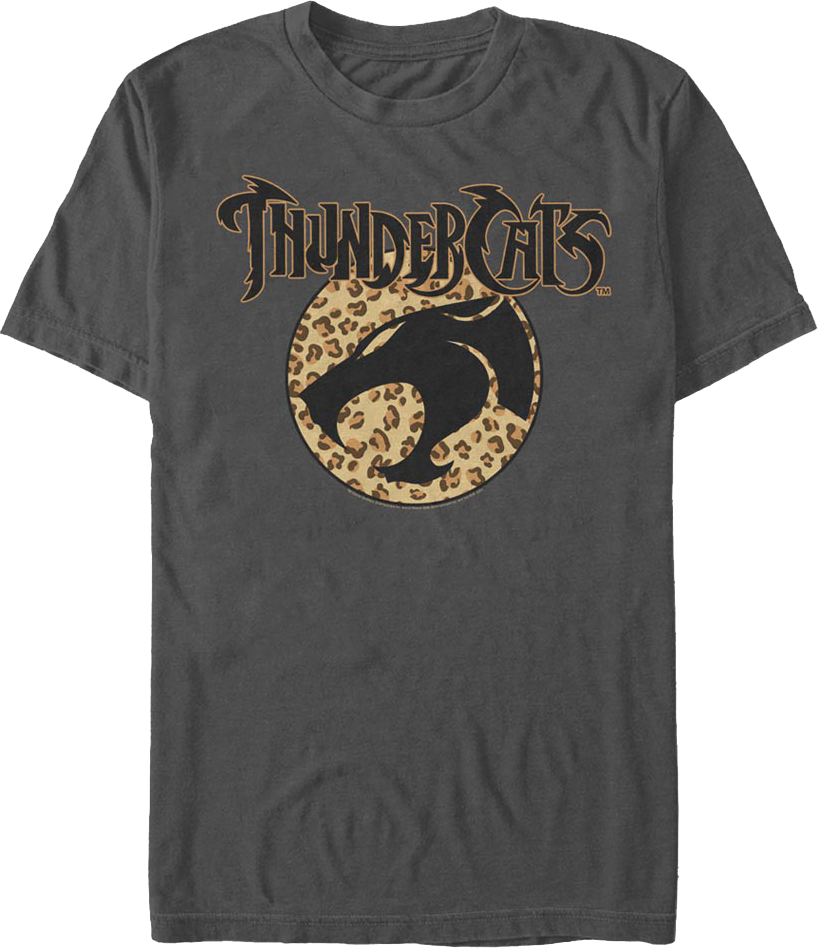 Cheetah Print Logo ThunderCats T-Shirt