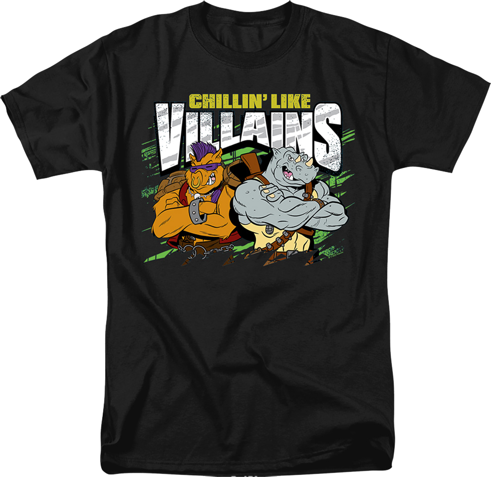 Chillin' Like Villains Teenage Mutant Ninja Turtles T-Shirt