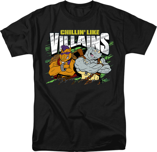 Chillin' Like Villains Teenage Mutant Ninja Turtles T-Shirt