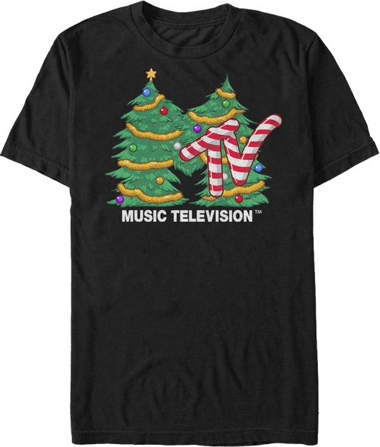 Christmas Tree Logo MTV T-Shirt