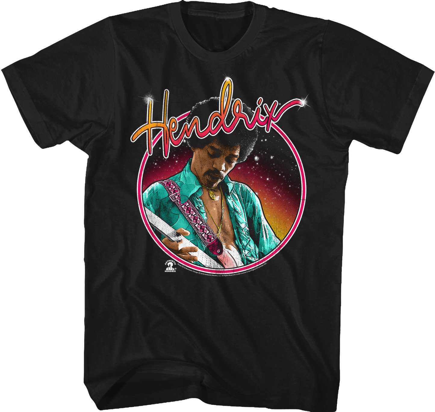 Circle Jimi Hendrix T-Shirt