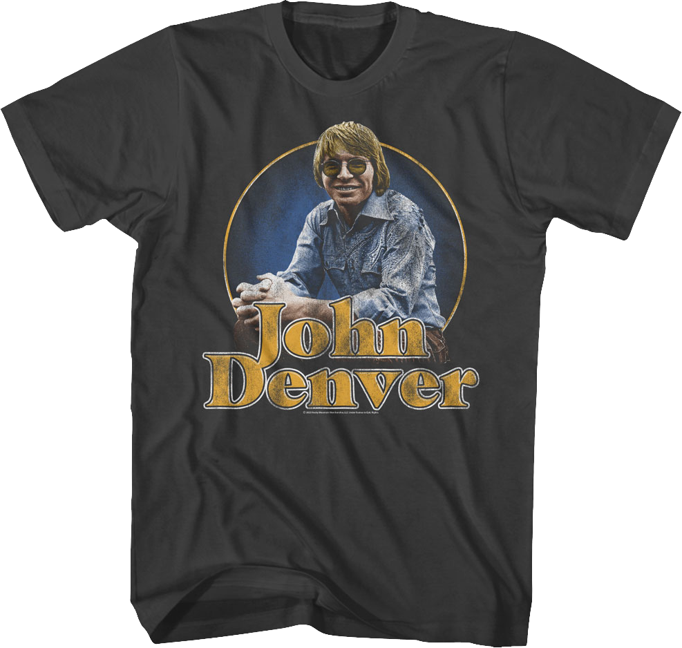 Circle Photo John Denver T-Shirt