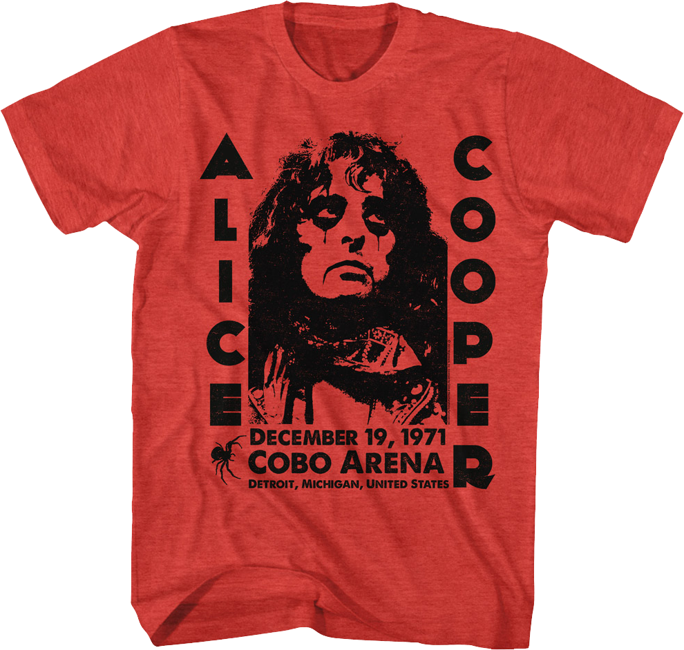 Cobo Arena Alice Cooper T-Shirt