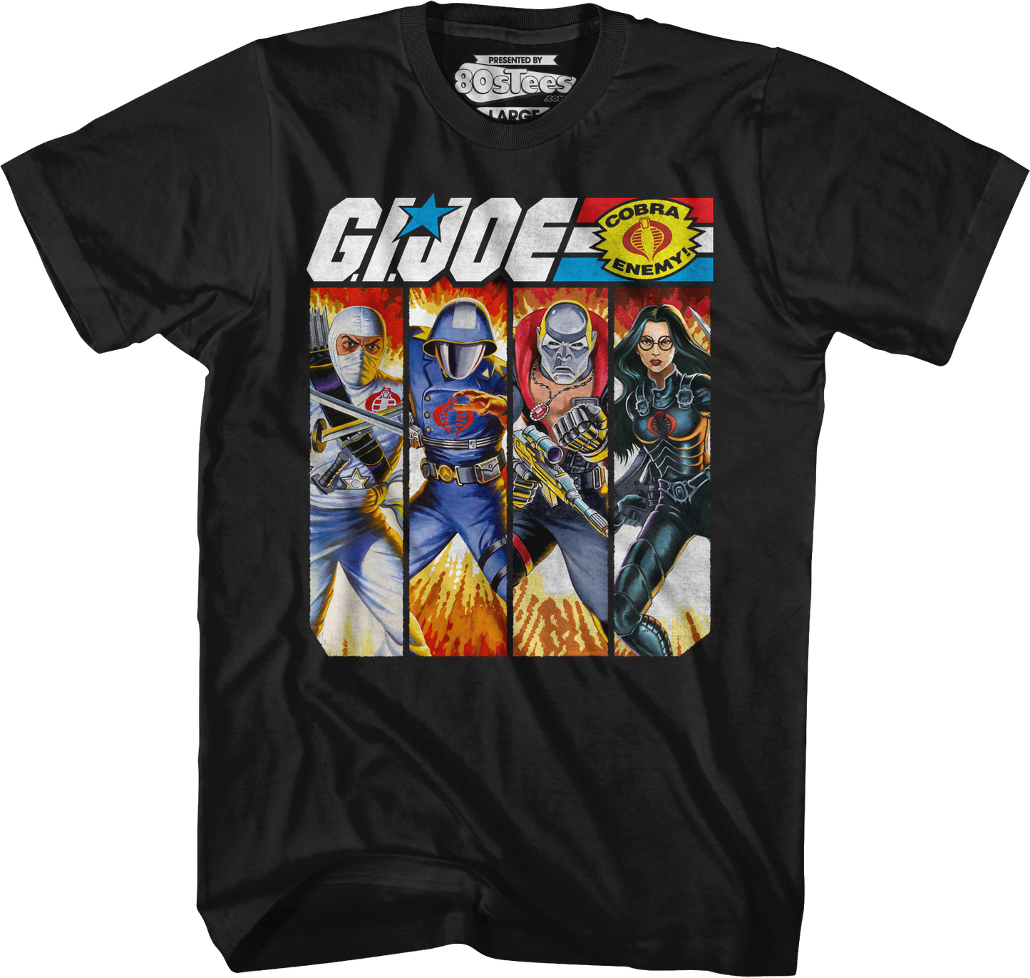 Cobra Box Art Collage GI Joe T-Shirt