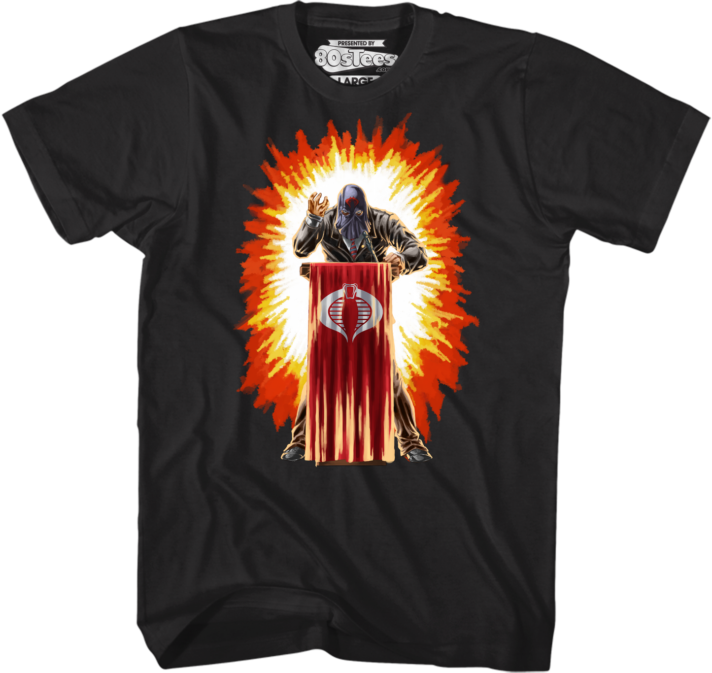 Cobra Commander Box Art GI Joe T-Shirt