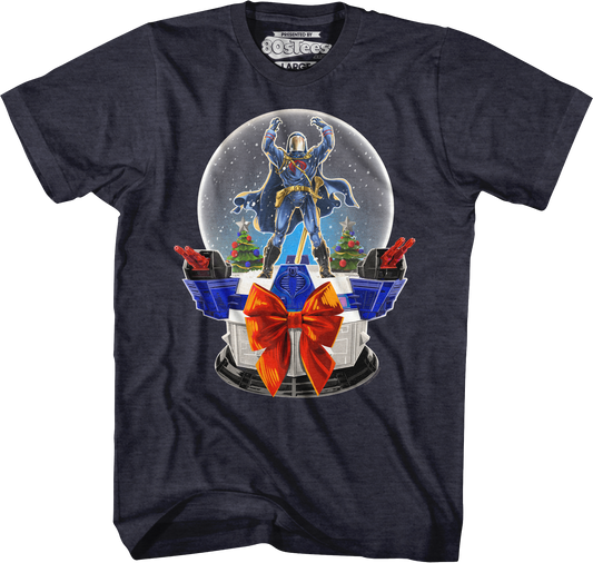 Cobra Commander Snow Globe GI Joe T-Shirt