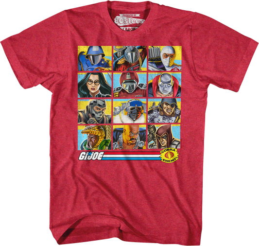 Red Cobra Organization's Dirty Dozen GI Joe T-Shirt