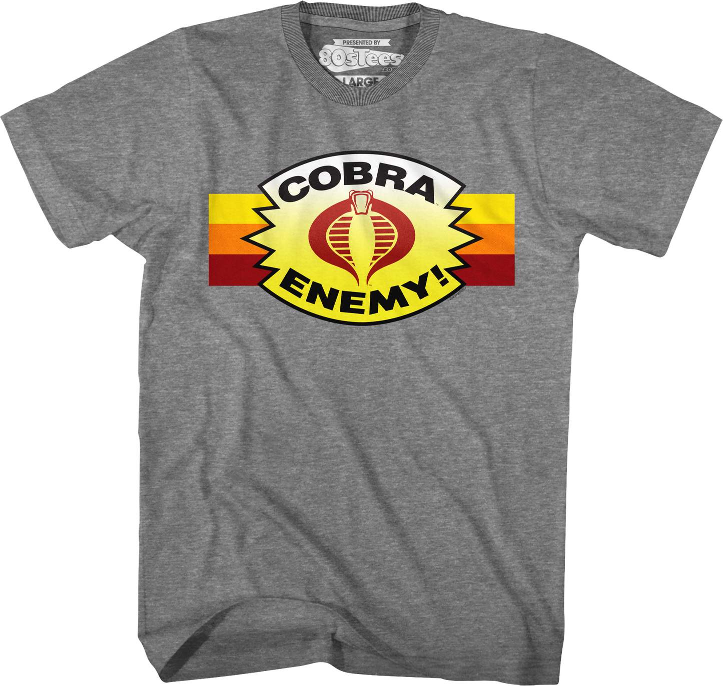 Cobra Enemy Stripes GI Joe T-Shirt