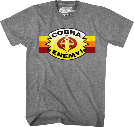 Cobra Enemy Stripes GI Joe T-Shirt