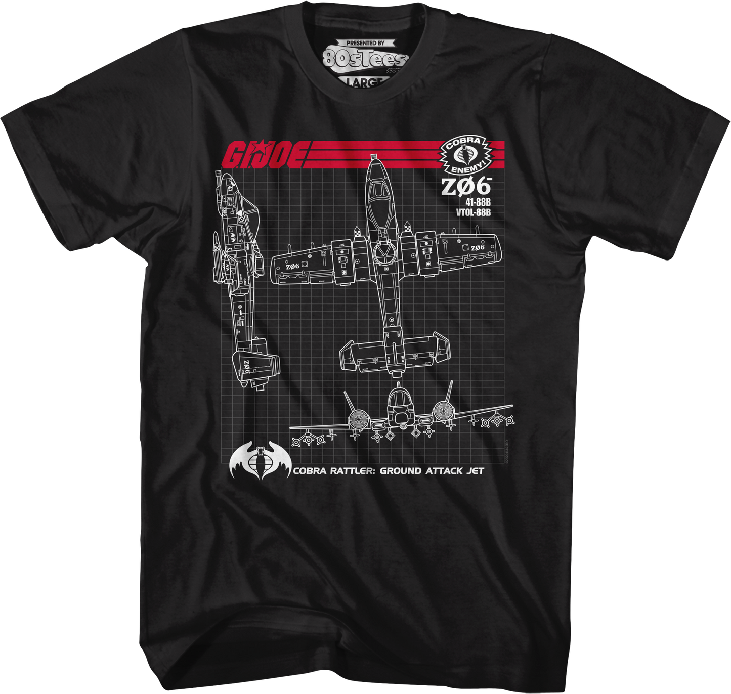 Cobra Rattler GI Joe T-Shirt