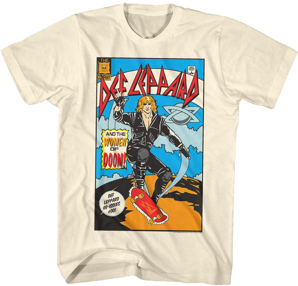 Comic Book Cover Def Leppard T-Shirt