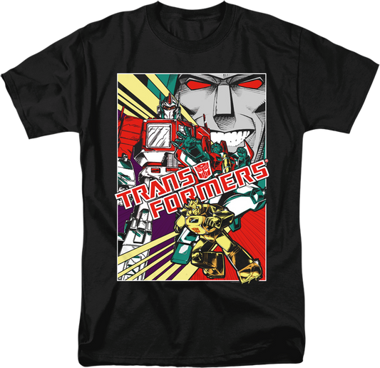 Comic Poster Transformers T-Shirt