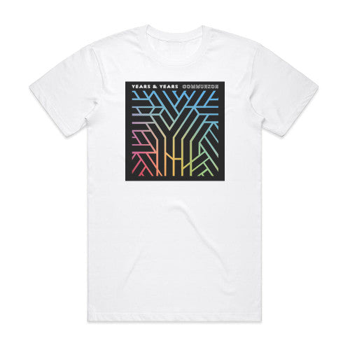 Years and Years Communion 1 Album Cover T-Shirt White