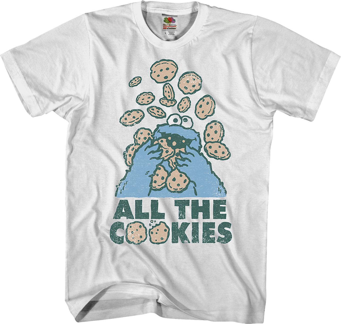 Cookie Monster All The Cookies Sesame Street T-Shirt