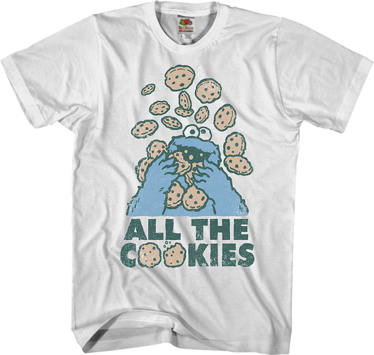 Cookie Monster All The Cookies Sesame Street T-Shirt